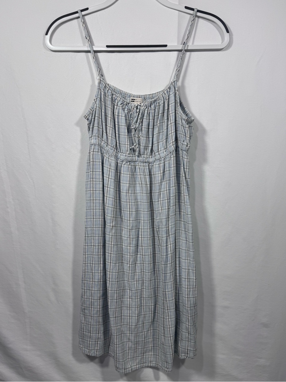 Billabong Windowpane Plaid Cami Dress